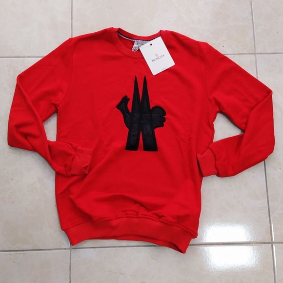 moncler sweatshirt red